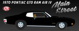 Pontiac  - GTO  1970 black - 1:18 - Acme Diecast - 1801229 - acme1801229 | The Diecast Company