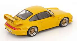 Porsche  - 911 1996 yellow - 1:18 - KK - Scale - KKDC181422B - KKDC181422B | The Diecast Company