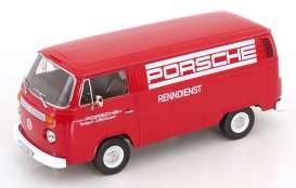 Volkswagen  - T2b 1972 red - 1:18 - KK - Scale - KKDC181412 - KKDC181412 | The Diecast Company