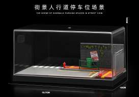 diorama Accessoires - Parking lot 07 various - 1:64 - Black Box Diorama - SCJ-82007 - SCJ-82007 | The Diecast Company