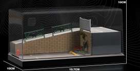 diorama Accessoires - Parking lot 08 various - 1:64 - Black Box Diorama - SCJ-82008 - SCJ-82008 | The Diecast Company