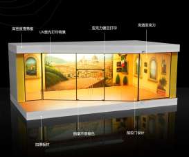 diorama Accessoires - Show room D various - 1:64 - Black Box Diorama - SCJ-73441D - SCJ-73441D | The Diecast Company