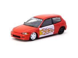 Honda  - Civic EG6 red/white - 1:64 - Tarmac - T64-TL001-NYS - TC-T64-TL001-NYS | The Diecast Company