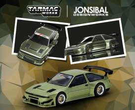 Toyota  - Sprinter Trueno AE86 Widebody green - 1:64 - Tarmac - T64G-060-GR - TC-T64G-060-GR | The Diecast Company