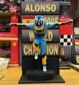 Figures diorama - Alonso Renault Special Positio  - 1:18 - Cartrix - CTPL18069 - CTPL18069 | The Diecast Company