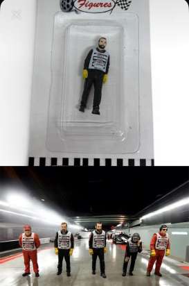 Figures diorama - Track Oficial B  - 1:43 - Cartrix - CTVD20 - CTVD20 | The Diecast Company