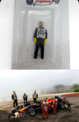 Figures diorama - Track Oficial A  - 1:18 - Cartrix - CTPL18073 - CTPL18073 | The Diecast Company