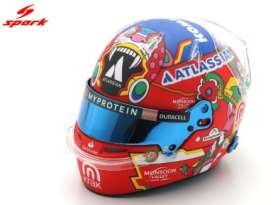 Helmet  - Alexander Albon 2025 red - 1:5 - Spark - 5HF233 - spa5HF233 | The Diecast Company