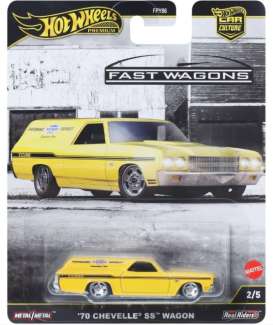 Chevrolet  - Chevelle SS Wagon 1970 yellow - 1:64 - Hotwheels - JBK67 - hwmvJBK67 | The Diecast Company