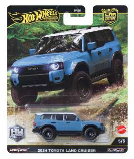 Toyota  - Land Cruiser 2024 blue/white - 1:64 - Hotwheels - JBK52 - hwmvJBK52 | The Diecast Company