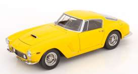 Ferrari  - 250 GT SWB Passo Corto  1961 yellow - 1:12 - KK - Scale - KKDC120292 - KKDC120292 | The Diecast Company