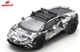Lamborghini  - Huracan white/grey - 1:64 - Spark - 64S103 - spa64S103 | The Diecast Company