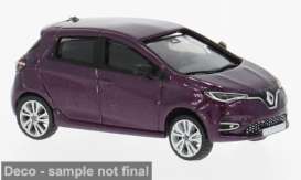 Renault  - Zoe 2019 purple - 1:87 - Brekina - 1005968 - PCX870583 | The Diecast Company