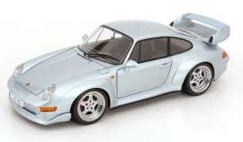 Porsche  - 911 (993) 1996 silver - 1:12 - KK - Scale - KKDC120281S - KKDC120281S | The Diecast Company