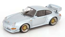Porsche  - 911 (993) 1996 silver - 1:12 - KK - Scale - KKDC120281B - KKDC120281B | The Diecast Company