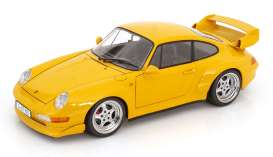 Porsche  - 911 (993) 1996 speed yellow - 1:12 - KK - Scale - KKDC120282S - KKDC120282S | The Diecast Company