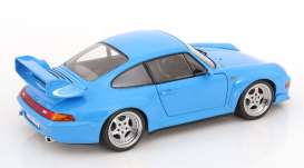 Porsche  - 911 (993) 1996 riviera blue   - 1:12 - KK - Scale - KKDC120283S - KKDC120283S | The Diecast Company