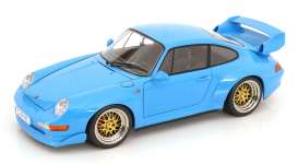 Porsche  - 911 (993) 1996 riviera blue   - 1:12 - KK - Scale - KKDC120283B - KKDC120283B | The Diecast Company