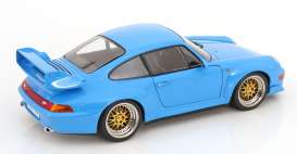 Porsche  - 911 (993) 1996 riviera blue   - 1:12 - KK - Scale - KKDC120283B - KKDC120283B | The Diecast Company