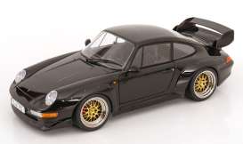 Porsche  - 911 (993) 1996 black - 1:12 - KK - Scale - KKDC120286B - KKDC120286B | The Diecast Company
