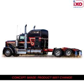 Kenworth  - W900 1990 black/red - 1:64 - IXO America - U64TR034 - ixoU64TR034 | The Diecast Company