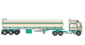Kenworth  - k100 Aerodyne 1976 orange/cream/green - 1:64 - IXO America - U64TRTR009T - ixoU64TRTR009T | The Diecast Company