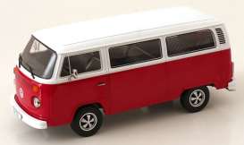 Volkswagen  - T2b Bus 1972 red/white - 1:18 - KK - Scale - KKDC181363F - KKDC181363F | The Diecast Company