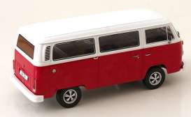 Volkswagen  - T2b Bus 1972 red/white - 1:18 - KK - Scale - KKDC181363F - KKDC181363F | The Diecast Company