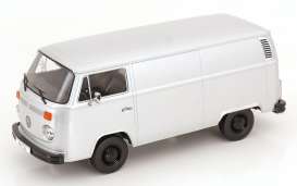 Volkswagen  - T2b Delivery Van  1972 silver - 1:18 - KK - Scale - KKDC181417 - KKDC181417 | The Diecast Company