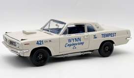 Pontiac  - Tempest 1963 white/blue - 1:18 - Acme Diecast - A1805903 - acme1805903 | The Diecast Company