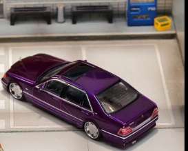 Mercedes Benz  - W140 purple - 1:64 - Street Weapon - STW179 - STW179 | The Diecast Company