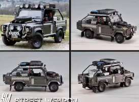 Land Rover  - Defender grey - 1:64 - Street Weapon - STW185 - STW185 | The Diecast Company