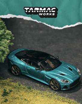 Aston Martin  - DBS Superleggera green metallic - 1:64 - Tarmac - T64G-004-GR - TC-T64G-004-GR | The Diecast Company