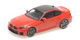 BMW  - M2 2023 red metallic - 1:43 - Minichamps - 410023120 - mc410023120 | The Diecast Company