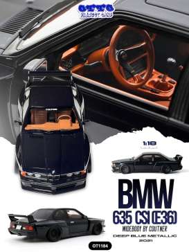 BMW  - 635 CSI 2021 deep blue metallic - 1:18 - OttOmobile Miniatures - OT1184 - OT1184 | The Diecast Company