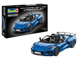 Corvette  - C8 Cabriolet blue - 1:25 - Revell - Germany - 07750 - revell07750 | The Diecast Company
