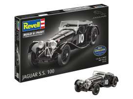 Jaguar  - SS 100 black - 1:32 - Revell - Germany - 07752 - revell07752 | The Diecast Company