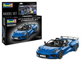 Corvette  - C8 Cabriolet blue - 1:25 - Revell - Germany - 67750 - revell67750 | The Diecast Company