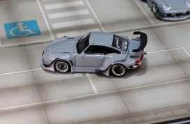 Porsche  - RWB 993 nardo grey - 1:64 - Street Weapon - STW260 - STW260 | The Diecast Company