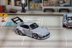Porsche  - RWB 993 nardo grey - 1:64 - Street Weapon - STW261 - STW261 | The Diecast Company