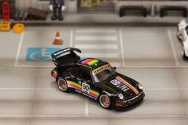 Porsche  - RWB 964 black - 1:64 - Street Weapon - STW265 - STW265 | The Diecast Company