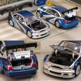 BMW  - E46 M3 silver/blue - 1:64 - Street Weapon - STW268 - STW268 | The Diecast Company