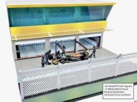 diorama  - Grand Prix Paddock Diorama *Te various - 1:64 - American Diorama - AD-2446 - AD-2446 | The Diecast Company