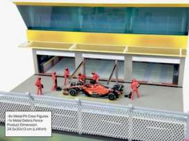 diorama  - Grand Prix Paddock Diorama *Te various - 1:64 - American Diorama - AD-2447 - AD-2447 | The Diecast Company