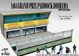 diorama  - Grand Prix Paddock Diorama *Te various - 1:64 - American Diorama - AD-2448 - AD-2448 | The Diecast Company