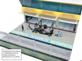 diorama  - Grand Prix Paddock Diorama *Te various - 1:64 - American Diorama - AD-2448 - AD-2448 | The Diecast Company