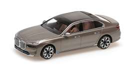 BMW  - I7 2023 grey - 1:43 - Minichamps - 410024200 - mc410024200 | The Diecast Company