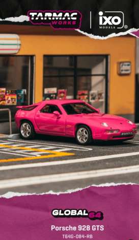 Porsche  - 928 GTS rubystone red - 1:64 - Tarmac - T64G-084-RB-B - TC-T64G-084-RB-BL | The Diecast Company