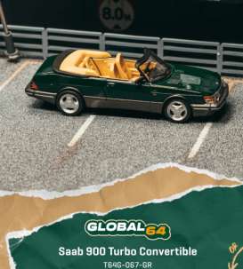 Saab  - 900 1997 dark green - 1:64 - Tarmac - T64G-067-GR - TC-T64G-067-GR | The Diecast Company