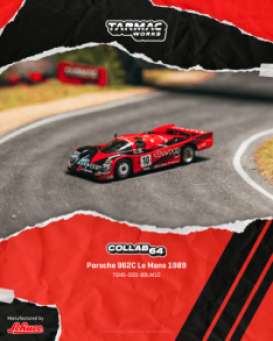 Porsche  - 962C 1989 red - 1:64 - Tarmac - T64S-020-89LM10 - TC-T64S-020-89LM10 | The Diecast Company